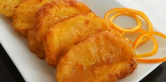 receta torrijas de naranja