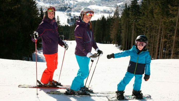 Esquí con niños y seguro