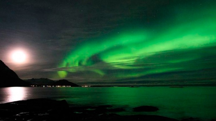 ver la aurora boreal en el norte de Noruega