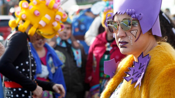 Filloadas y actividades infantiles en el carnaval de Ferrol