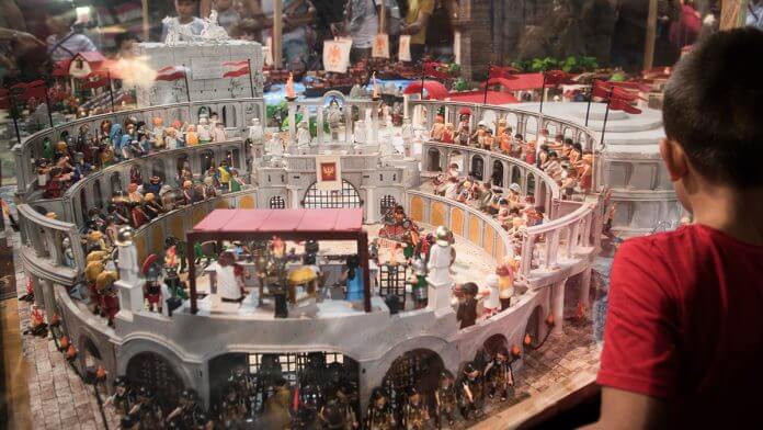 Exposición de Playmobil y LEGO Poble Espanyol