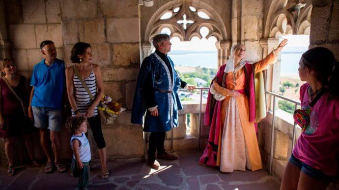 visita teatralizada en el castillo
