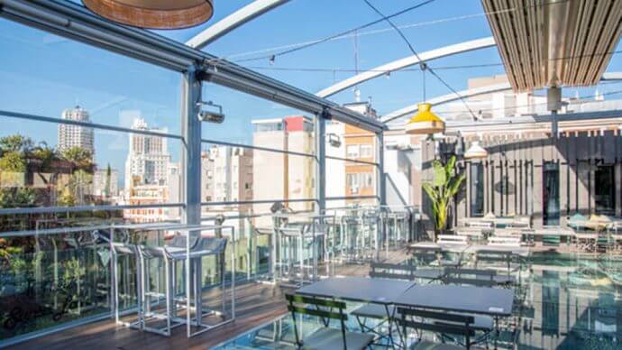 terraza restaurante Madrid 