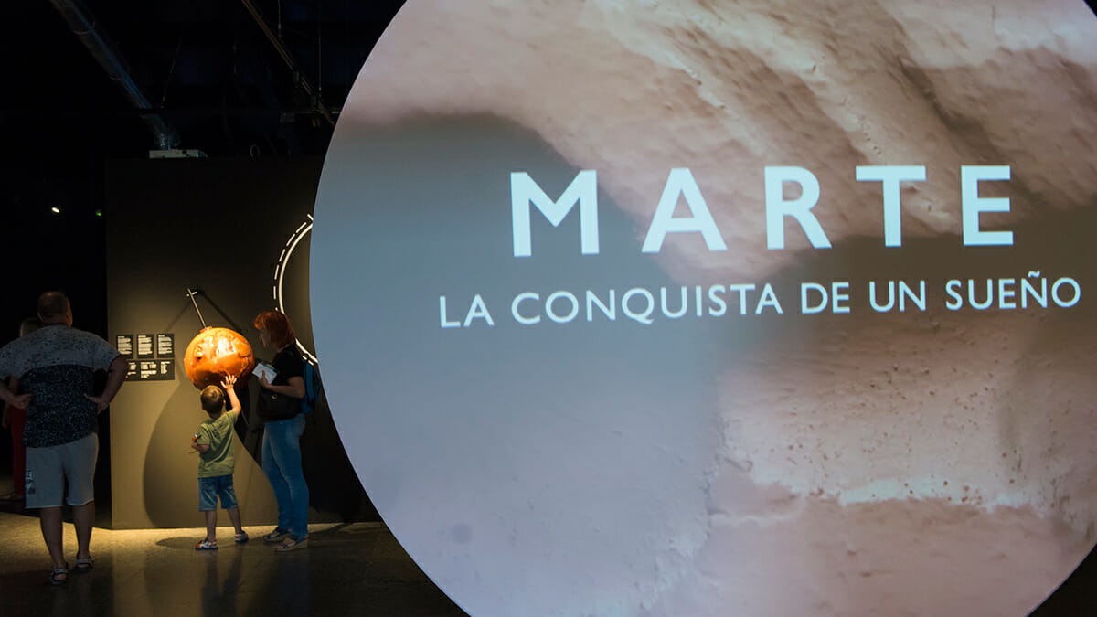 Exposición sobre Marte en el Museu de les Ciències