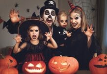happy family Halloween