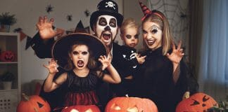 happy family Halloween