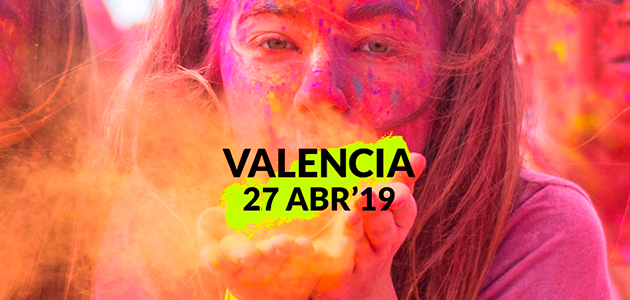 Holi Valencia carrera de colores