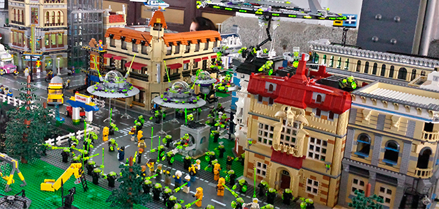 Exposición Lego en el Ayuntamiento de Alcobendas