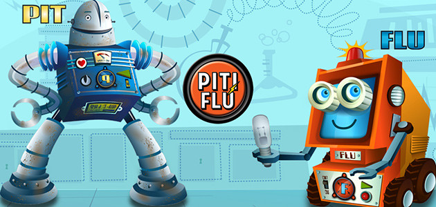 Pit y Flu en el laboratorio
