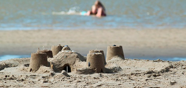 castillos en la playa