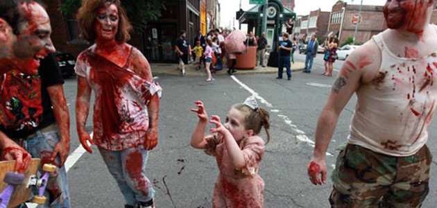 halloween zombie walk