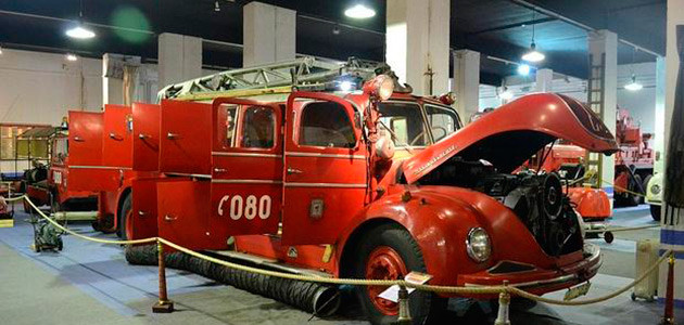 museo municipal de bomberos con niños en Madrdi