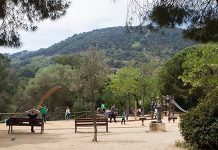 parc de l'onerata Columpios en Barcelona